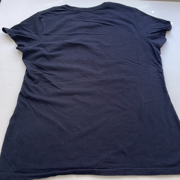 Women’s Black T shirt Black Roses small - Picture 3 of 5